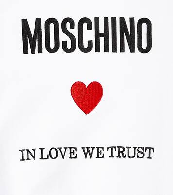 Printed cotton jersey sweatshirt | Moschino Kids