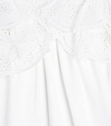 Ruffled cotton dress | Chloé Kids