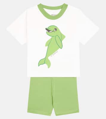Bébé – Set t-shirt et short Dolphin | Mini Rodini