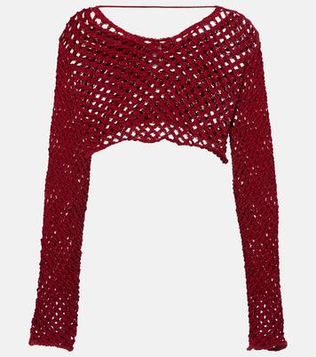 Crop top Magen de mezcla de algodón | Bananhot