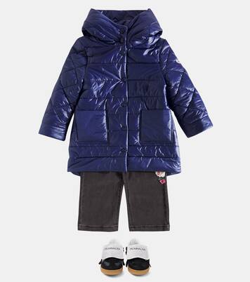 Logo suede sneakers | Monnalisa