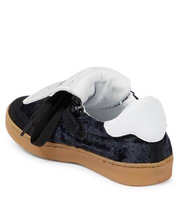 Logo suede sneakers | Monnalisa