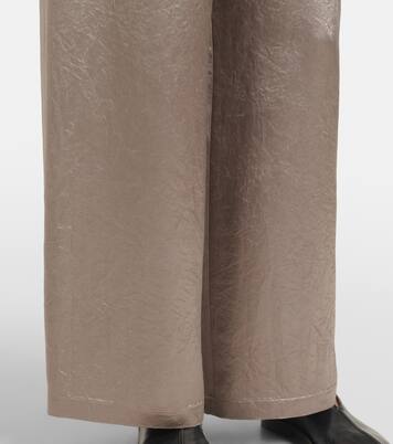 Accanto satin wide-leg pants | Max Mara