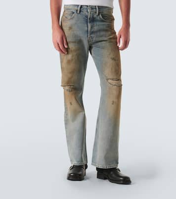 2021M distressed wide-leg jeans | Acne Studios