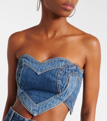 Top aus Denim | Area