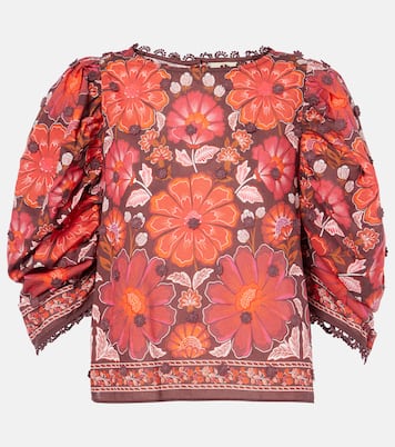 Top Gigi Tapestry aus Baumwolle | Farm Rio