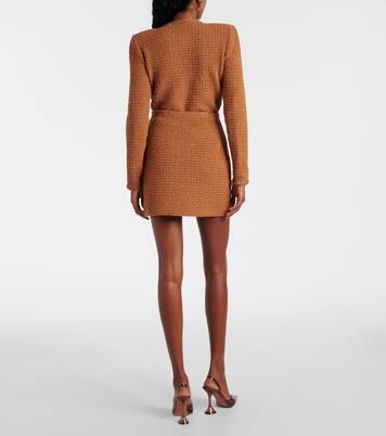 Falda tubo gofrado de punto | Self-Portrait