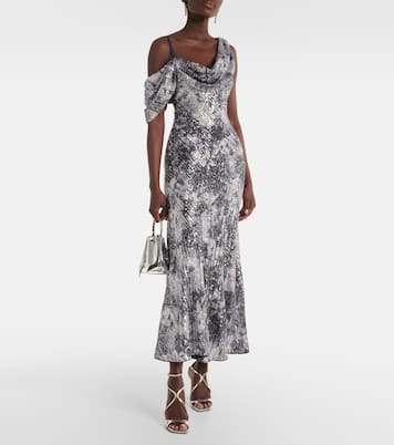 Robe longue Joaquin à sequins | Diane von Furstenberg