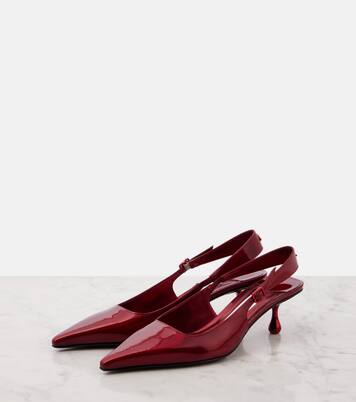 Amel 50 patent leather slingback pumps | Jimmy Choo