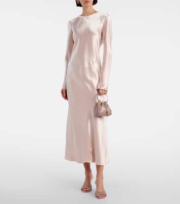 Pantoletten Skye 70 aus Satin mit Kristallen | Jimmy Choo