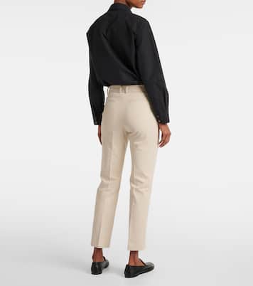 Schmale Cropped-Hose Coleman aus Gabardine | Joseph