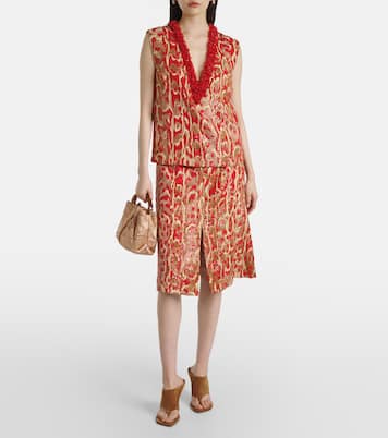 Sandalen Lorena 100 aus Veloursleder | Paris Texas