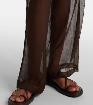 Pantalon droit Mika à taille haute | Jade Swim