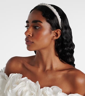 Bria embellished grosgrain headband | Jennifer Behr