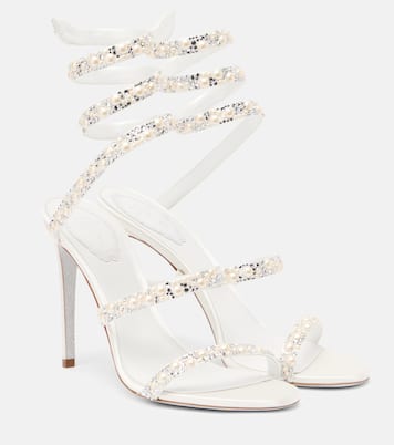 Cleo 105 embellished satin sandals | Rene Caovilla