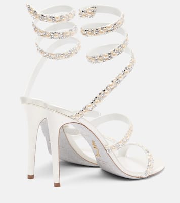 Cleo 105 embellished satin sandals | Rene Caovilla
