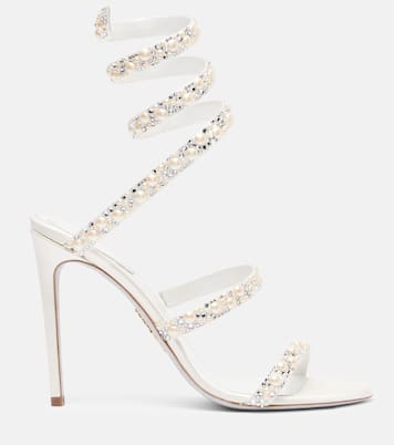 Cleo 105 embellished satin sandals | Rene Caovilla