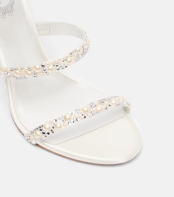 Cleo 105 embellished satin sandals | Rene Caovilla