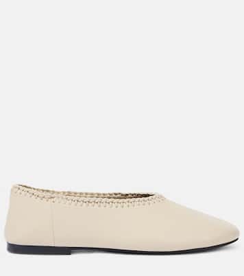 Park embroidered leather ballet flats | A.Emery