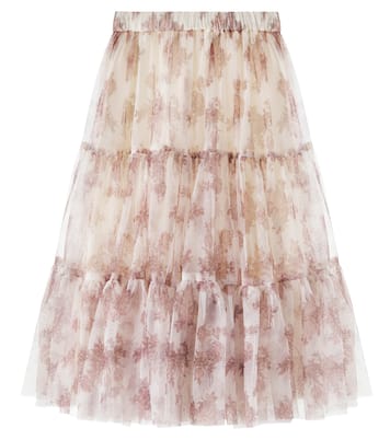 Jupe Mary Jane en toile de Jouy et tulle | C'era Una Volta