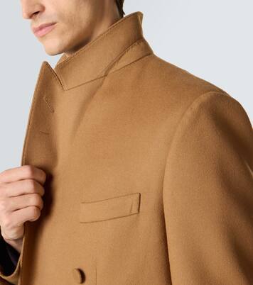 Double-breasted wool and cashmere coat | Tom Ford