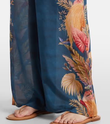 Ascension floral silk wide-leg pants | Zimmermann