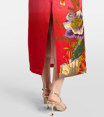 Midikleid Inez aus einem Leinengemisch | Alémais