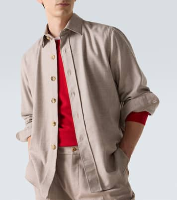 Virgin wool shirt | Rubinacci