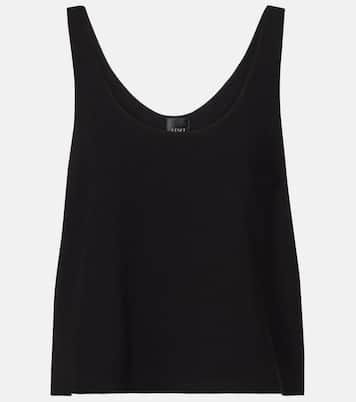Ari cropped crêpe tank top | Leset