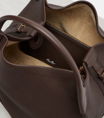 Bale Large leather bucket bag | Loro Piana