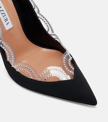 Pumps Je T'Aime 105 mit Kristallen | Aquazzura