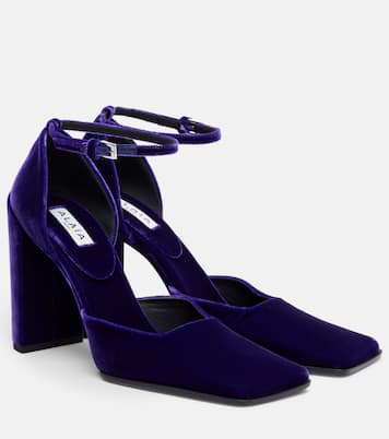 Pumps Square 90 in velluto | Alaïa