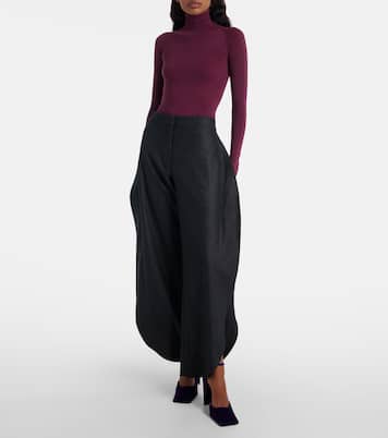 Pumps Square 90 in velluto | Alaïa