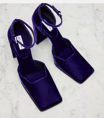 Pumps Square 90 in velluto | Alaïa