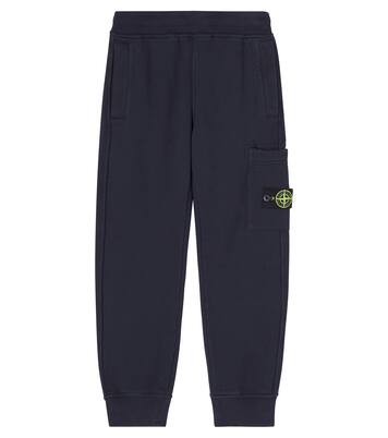 Compass cotton jersey sweatpants | Stone Island Junior
