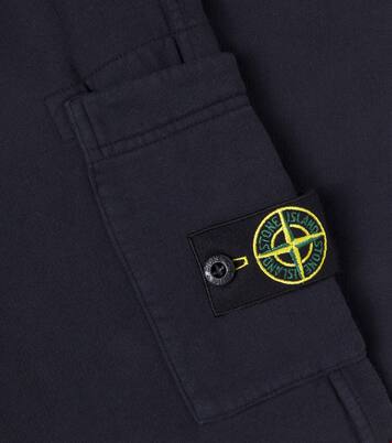 Compass cotton jersey sweatpants | Stone Island Junior