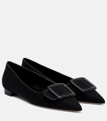 Maysale buckled ballet flats | Manolo Blahnik