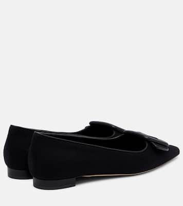 Maysale buckled ballet flats | Manolo Blahnik