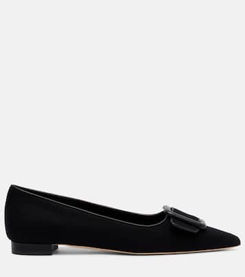 Maysale buckled ballet flats | Manolo Blahnik