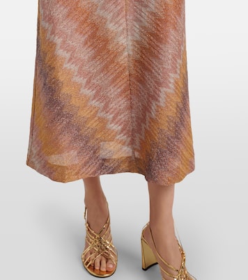Lamé midi dress | Missoni