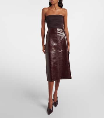 Gwyneth ruched bodysuit | Agolde