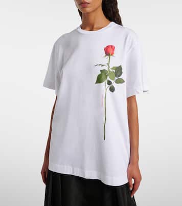 Bedrucktes T-Shirt aus Baumwoll-Jersey | Simone Rocha