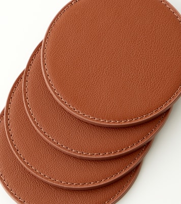 Sky set of 4 leather coasters by Aurélien Barbry | Georg Jensen