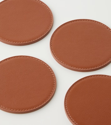 Sky set of 4 leather coasters by Aurélien Barbry | Georg Jensen