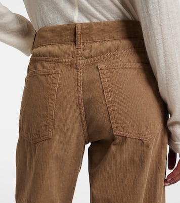 Weite Low-Rise-Hose Eglitta aus Cord | The Row