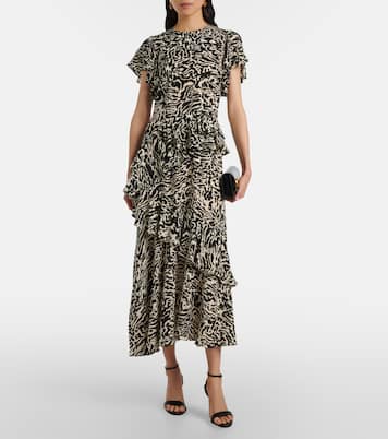 Midikleid Amaia aus Crêpe de Chine aus Seide | Ulla Johnson