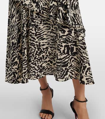 Midikleid Amaia aus Crêpe de Chine aus Seide | Ulla Johnson