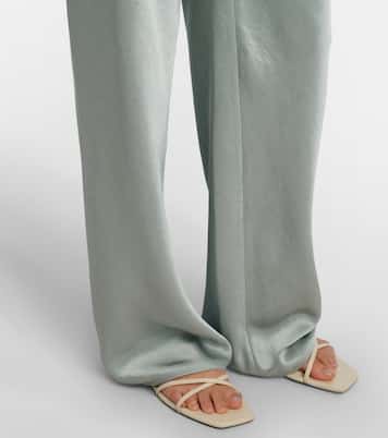 Satin wide-leg pants | Vince
