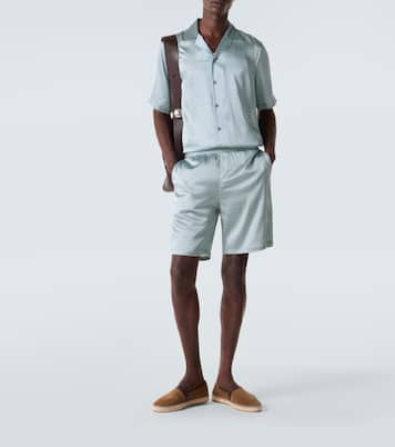 Shorts Palma aus einem Seidengemisch | Frescobol Carioca
