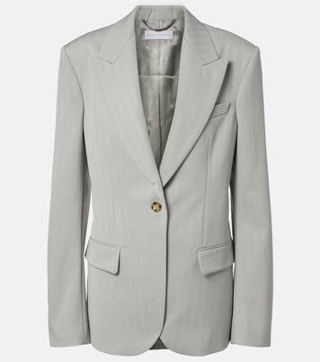 Striped wool blazer | Stella McCartney